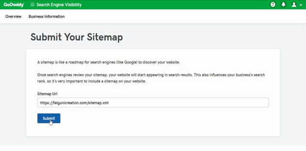 Strumento SEO GoDaddy